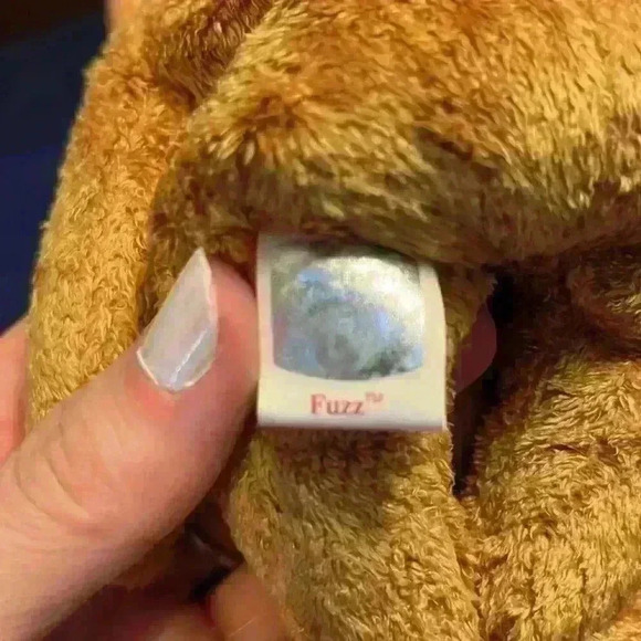 1999 Fuzz the bear, Ty beanie baby, with errors - Picture 5 of 7